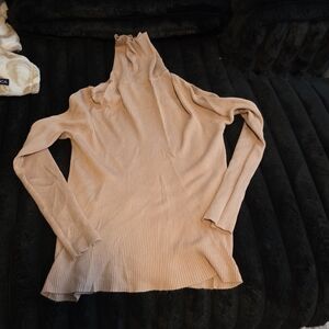 Fashion Nova Tan Turtleneck Sweater